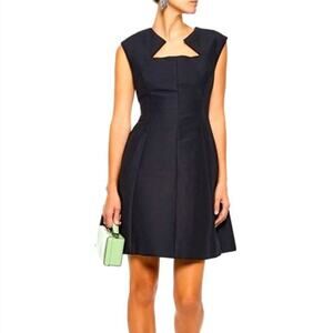 Halston Heritage Crepe Cocktail Dress - Size 8